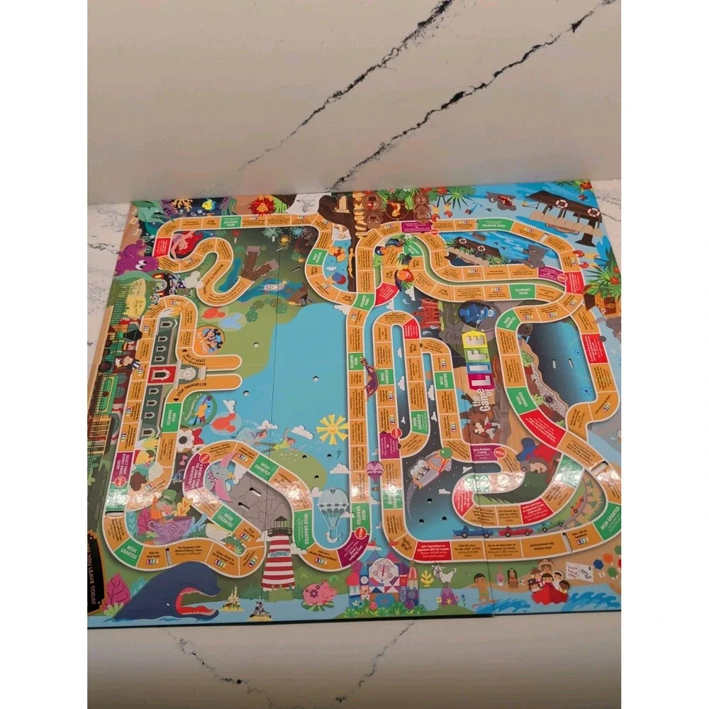 Disney Parks The Game of Life Theme Park Edition WDW Disneyland Barely Played